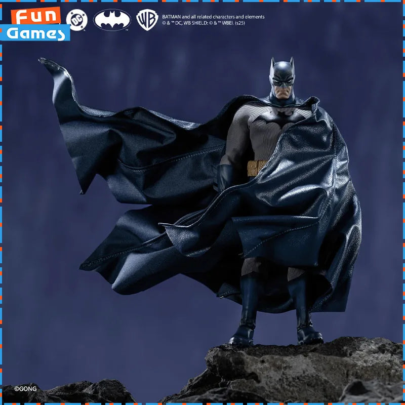New GONG DC Hero Batman Figures 1/12 Movable Assembly Doll Model 17.5CM Custom Collectible Ornament Boy Birthday Toy Gifts