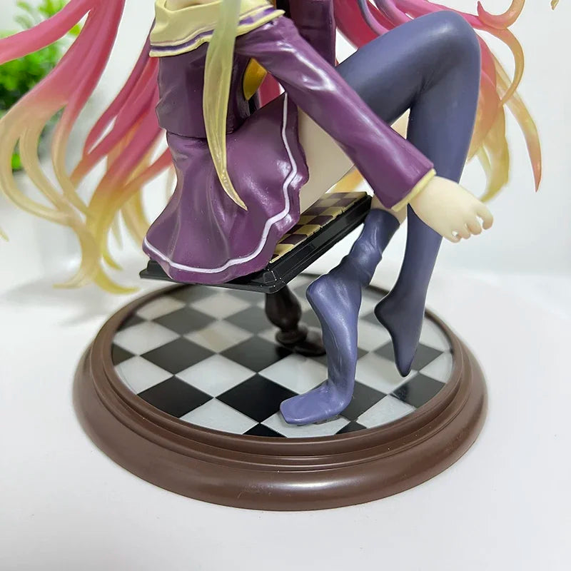 16cm No Game No Life Anime Figure Kotobukiya Shiro Action Figure Shiro Jibril Fairy Shampoo Figurine Adult Collectible Model Toy