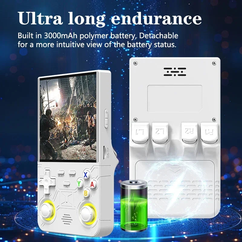 2026Linux System New R36 ULTRA Open Source Video Game Console 4 0inch IPS Handheld Game 64G 20000 Plus Games Retro Pocket Player