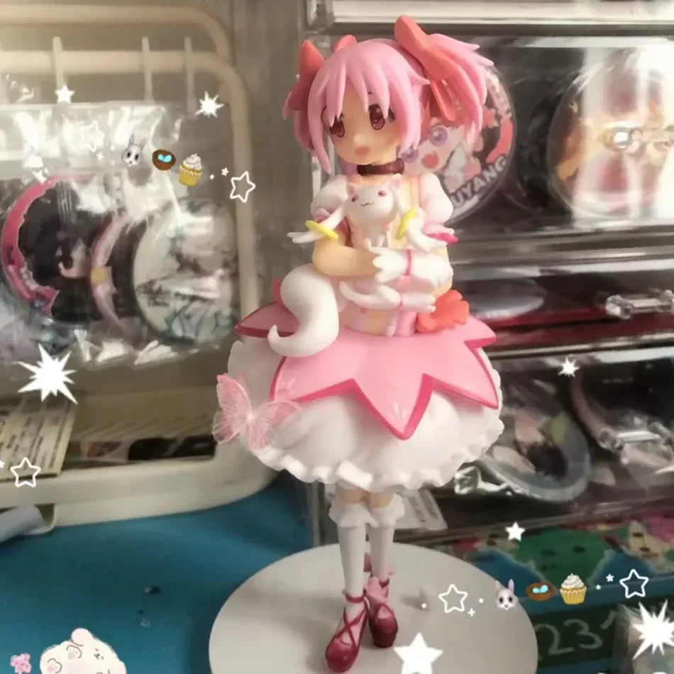 18CM PMMM Puella Magi Anime Figure Madoka Magica PVC Ornaments Toy Figurine cute Loli Collection Model Toy Gift