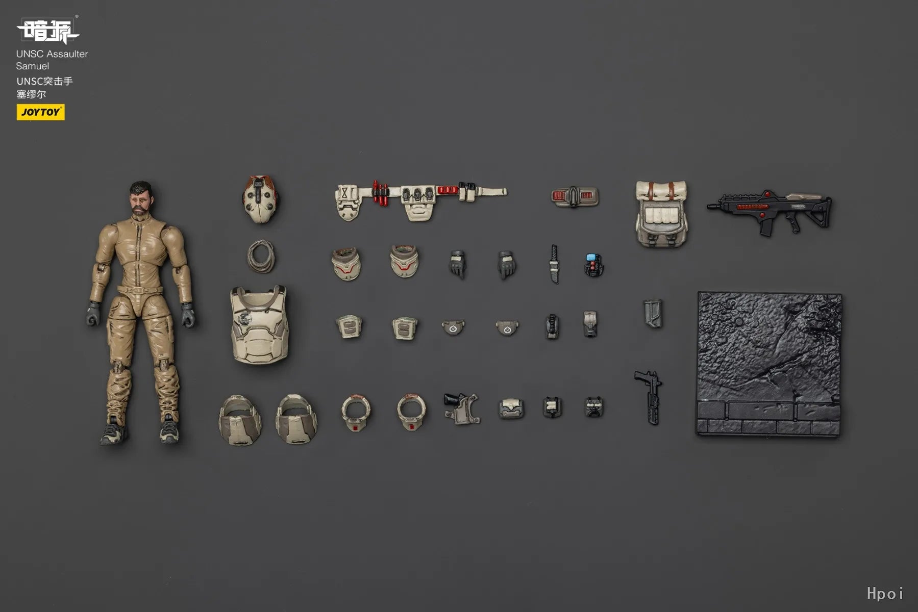 【SF】JOYTOY Dark Source 1/18 Action Figure UNSC Assaulter Samuel Model Toys Gifts Collection Ornaments