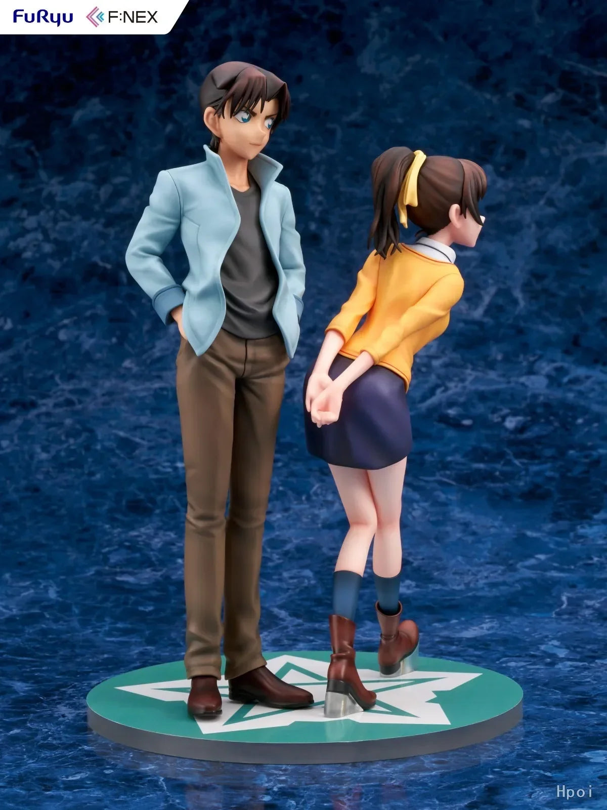 【Original】F:NEX DETECTIVE CONAN Hattori Heiji&Kirsten Thomas 1/7 Scale Figure Model Toy