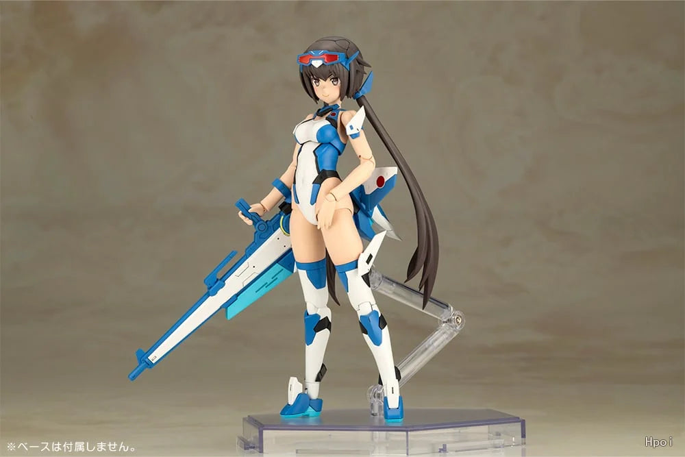 '-In Stock Original KOTOBUKIYA Frame Arms Girl Stiletto Swimsuit Blue Impulse Color Ver 16cm Animation Assembled Movable Figures