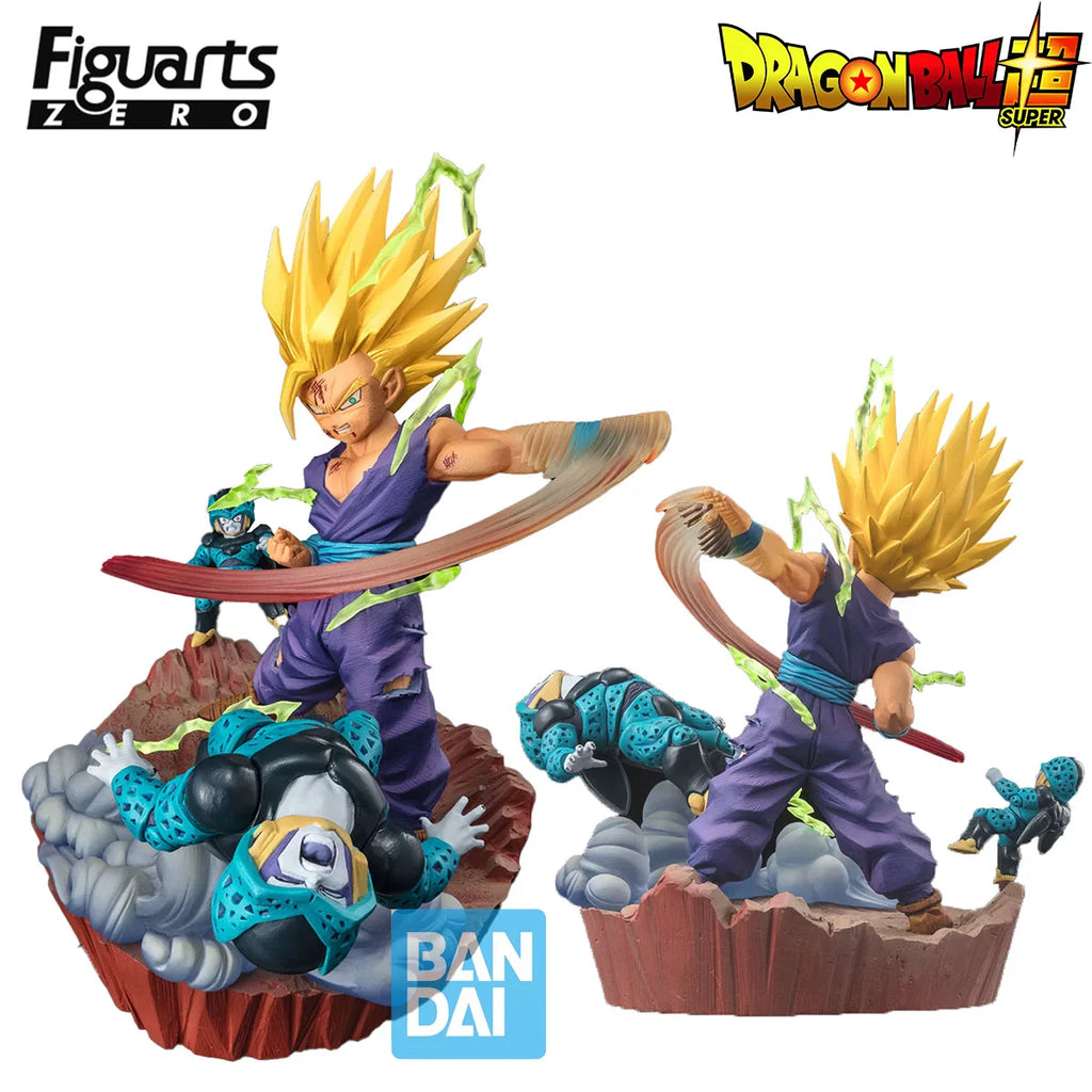 100% Original in Stock Bandai Spirits  Figuarts ZERO Dragon Ball Z Son Gohan SSJ2 Cell Jr. Anger Exploding Into Power!!