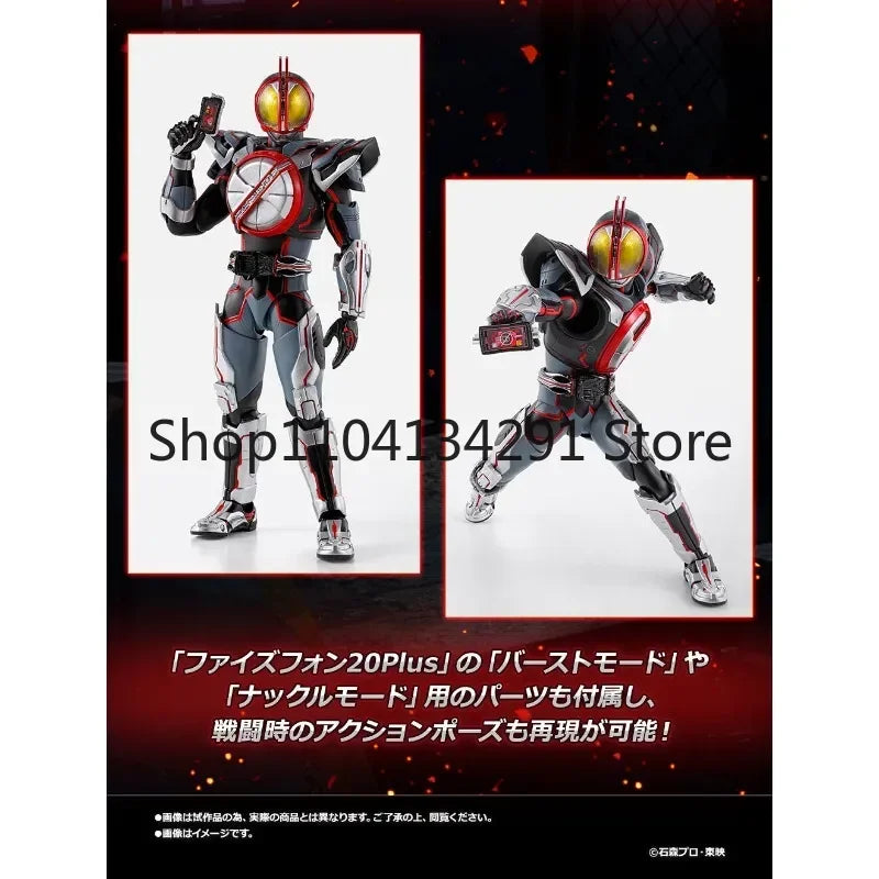 Original Bandai S.H.Figuarts Kamen Rider Faiz Next Faiz Anime Figure Collectible Model Birthday Gift Toy