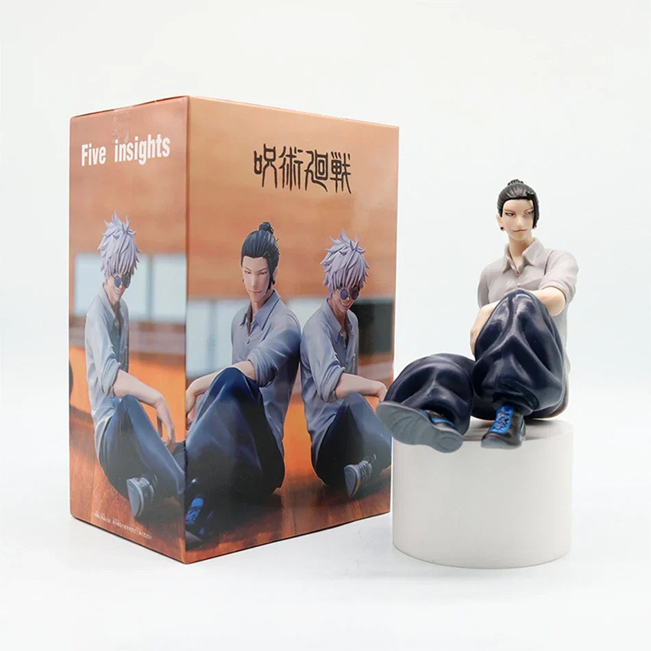 10cm Jujutsu Kaisen Mini Figures Satoru Gojo Figure Action Geto Suguru Figurine Q Version Anime Model PVC Collection Toys Statue