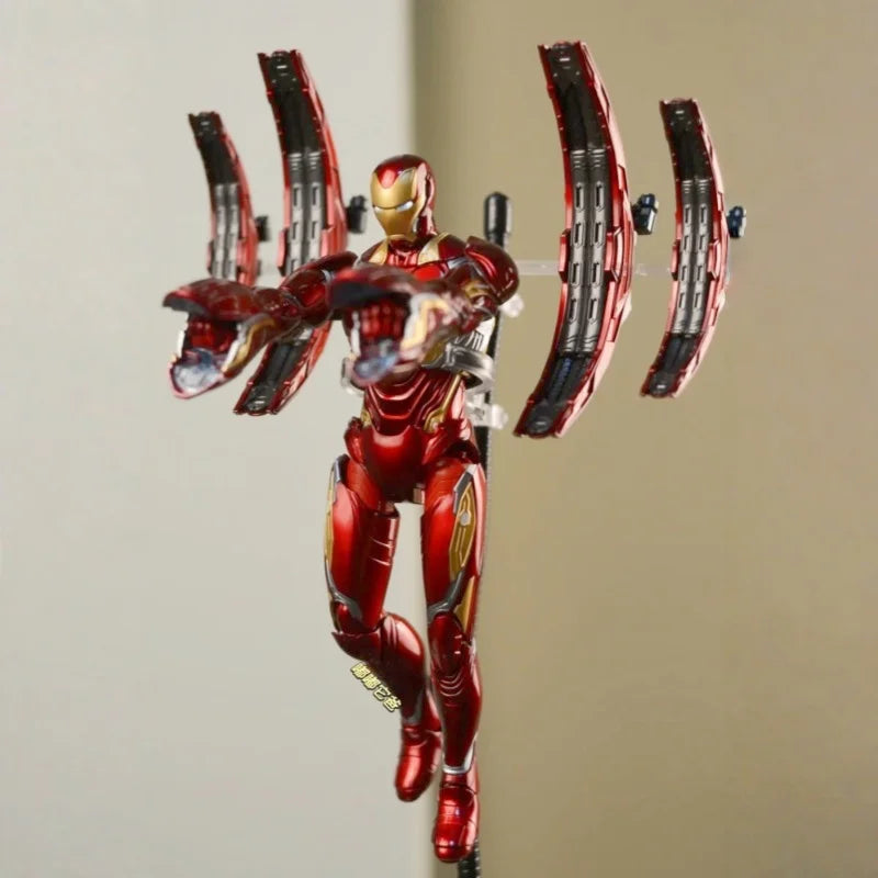 auf Lager Iron Man Mor Storm E-Model Mk50 Actionfigur 1/9 Maßstab Bausatz Modellfigur Geschenk Spielzeug Sammlermodell Spielzeug Geschenk