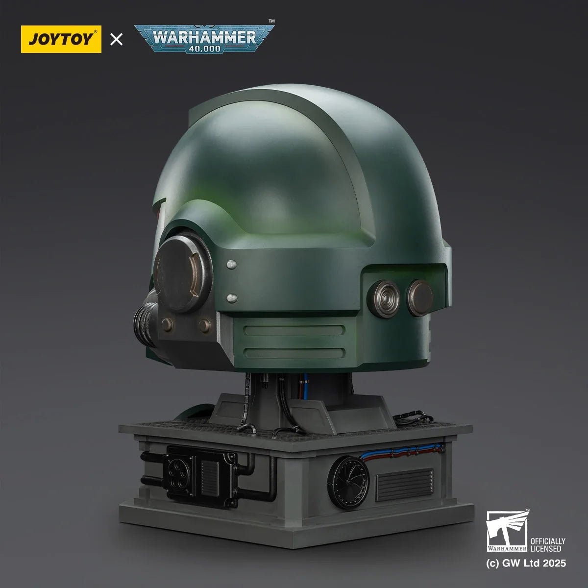 JOYTOY Warhammer 40K Dark Angels MkX Helmet Display Stand Set Action Figure  Wear Toys Titus Model Ultramarines Collection