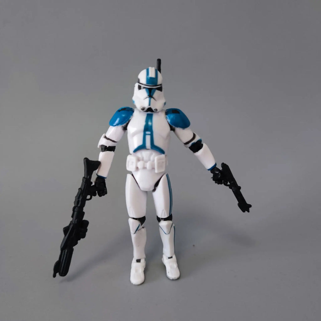 Star Wars Republic 501-st Legion Blue White Trooper 3.75" Loose Action Figure