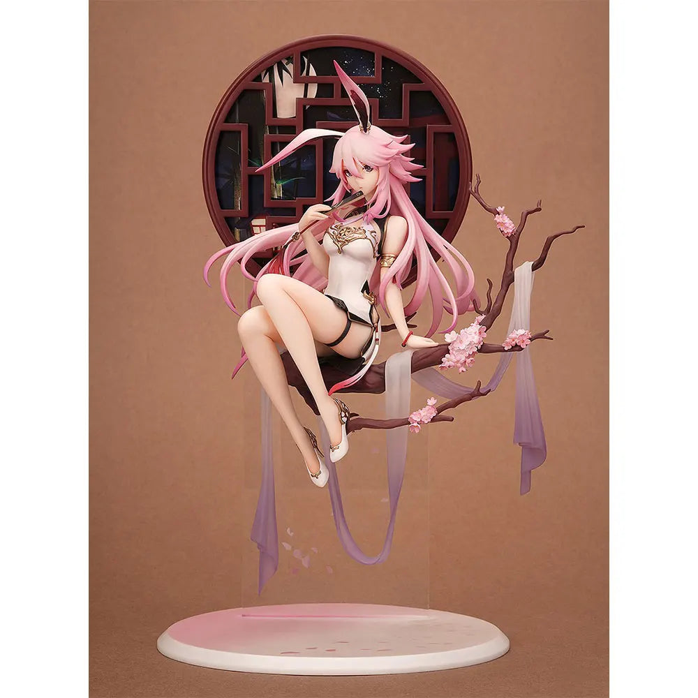 19CM Game Anime MmiHoYo Figure Yae Sakura Cheongsam Sitting Animation Model Toy Gift Collection Decorative Ornaments PVC