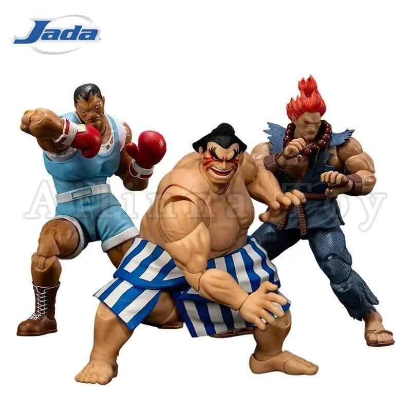 Jada Toys 1/12 6inch Action Figure Ultra Street Fighter II: The Final Challengers Balrog Akuma E. Honda Anime Toy
