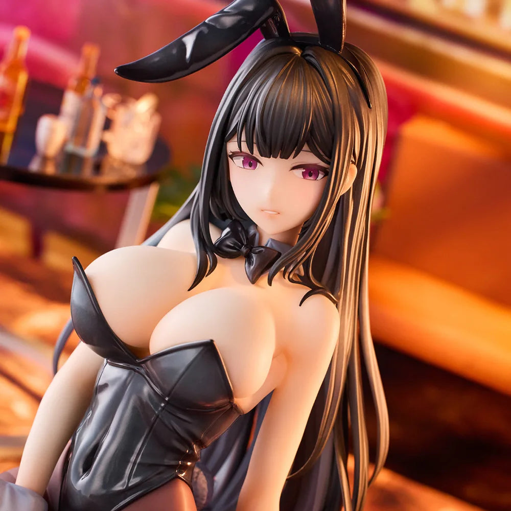 18CM Bunny Girl Feina Figure Kneeling Anime Model Toys Gifts Collection Decoration Ornaments PVC