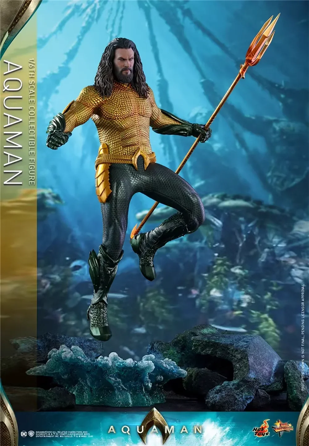 Original HOTTOYS HT 1/6 MMS518 Aquaman 2.0 Arthur Joseph Curry Action Figure Model Toys33CM Collection Decoration Gift