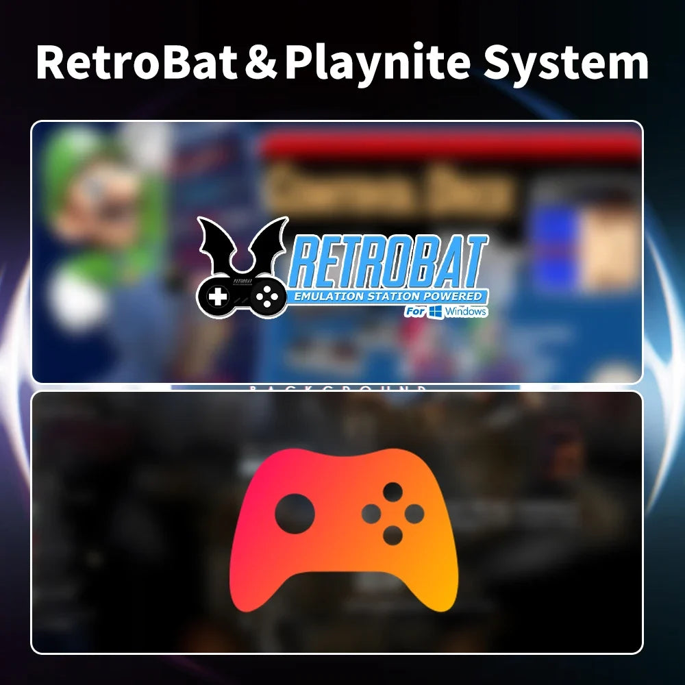 512G Game TF Card For N64/PS3/PS2/PS1/PSP/SS Playnite&Retrobat OS Memory Card For ROG ALLY/Win Handheld/PC Built-in 38000+ Games
