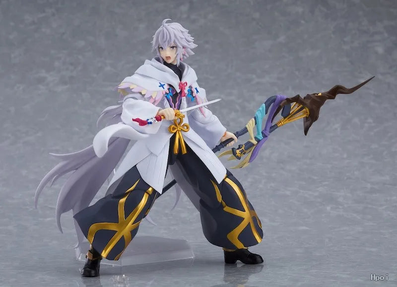 Original Max Factory Figma#479 Fate/Grand Order Merlin Anime Figure Model Toy Gift Collection