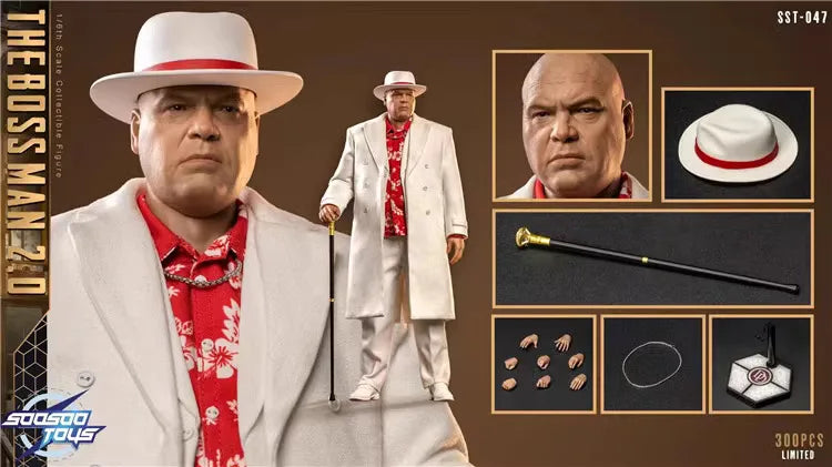 Soosootoys SST-047 The Boss-Man 2.0 Classic Comics Super Villain Full Set Moveable Action Figure 12" Action Figure Gift 1/6