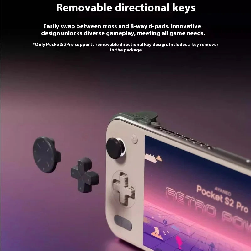 AYANEO Pocket S2 Android Gaming Console G3 Gen3 6.3" 2K IPS Screen with TMR Joysticks Hall Triggers RGB Mini Handheld Gamer