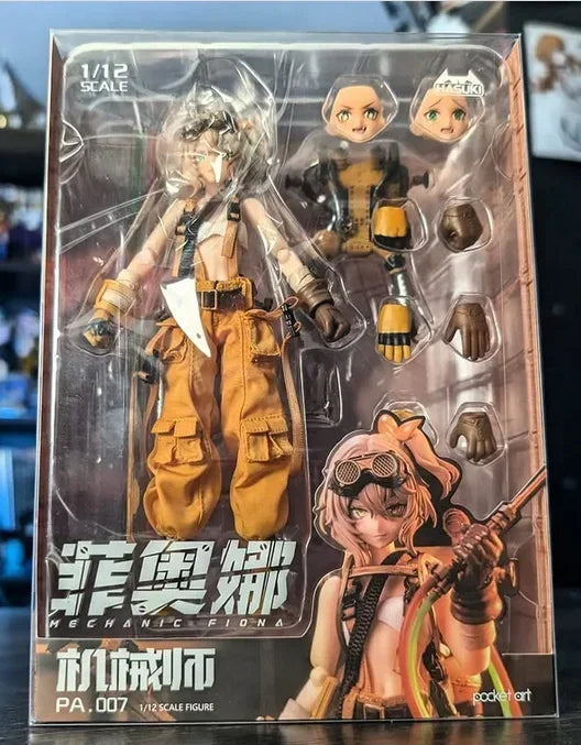 Original  1/12 pocket art Series PA007 Mechanic Fiona In Stock Anime Model Toys for Boys Gifts Original Box