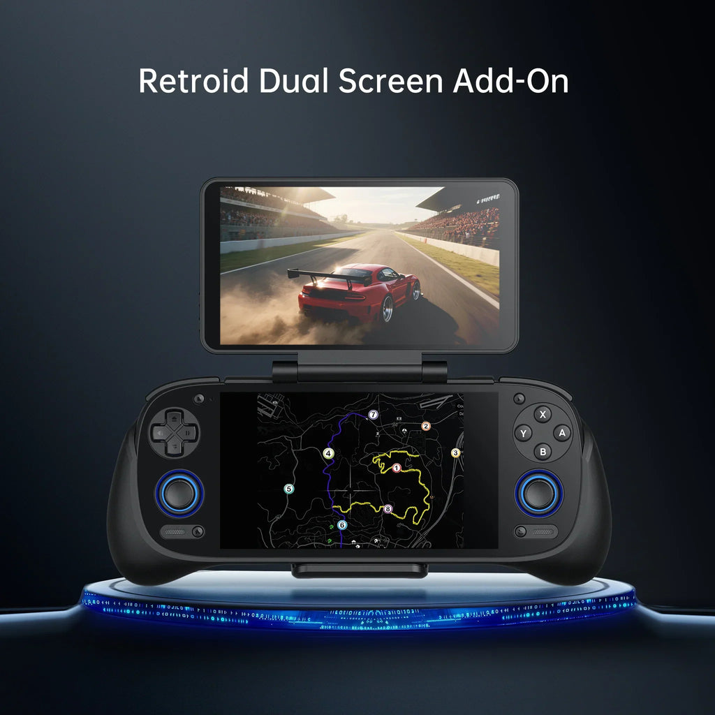 Retroid Dual Screen Add-on Expand 5.5Inch Oled Screen Back Clip Design With TypeC Plug For RP4Pro/RP Mini/RP MiniV2/RP5