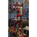 New 66cm Iron Man MK5 Figure The Avengers Surroundings Figure Light-up Collection Desktop Ornament Decorations Gift for Children