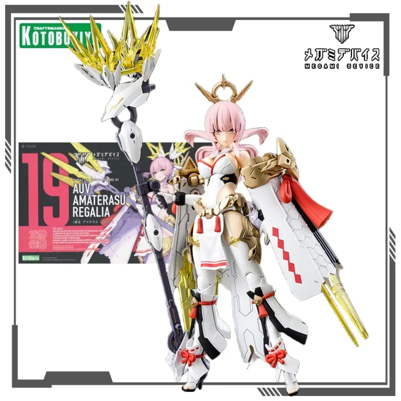 Kotobukiya Original MEGAMI DEVICE Series AUV AMATERASU REGALIA / ECLIPSE Character Model Toy Gift Collection