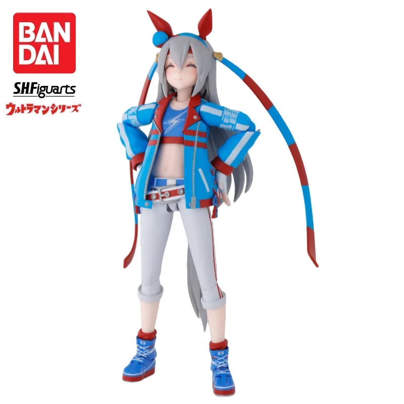 In Stock Bandai Original S H Figuarts Pretty Derby Tamamo Cross Model Doll Brand New Boxed Action Figure Anime Characters Garage