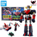 In Stock 100%Original Bandai CHOGOKIN GRENDIZER & SPAZER UFO SET 1975 Replica Anime Character Toy Model Ornaments Collection