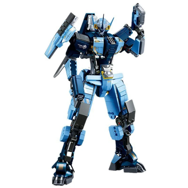 M38-B1183 Mecha series Kai Fei Samurai robot building block toy Creative decoration boy building block birthday toy gift