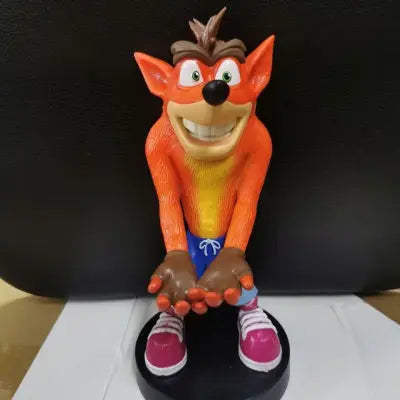NECA Game Crash Bandicoot Figure Sane Trilogy Peripherals First 4 Gamepad Phone Controller Holder Room Decoration Toys Gift