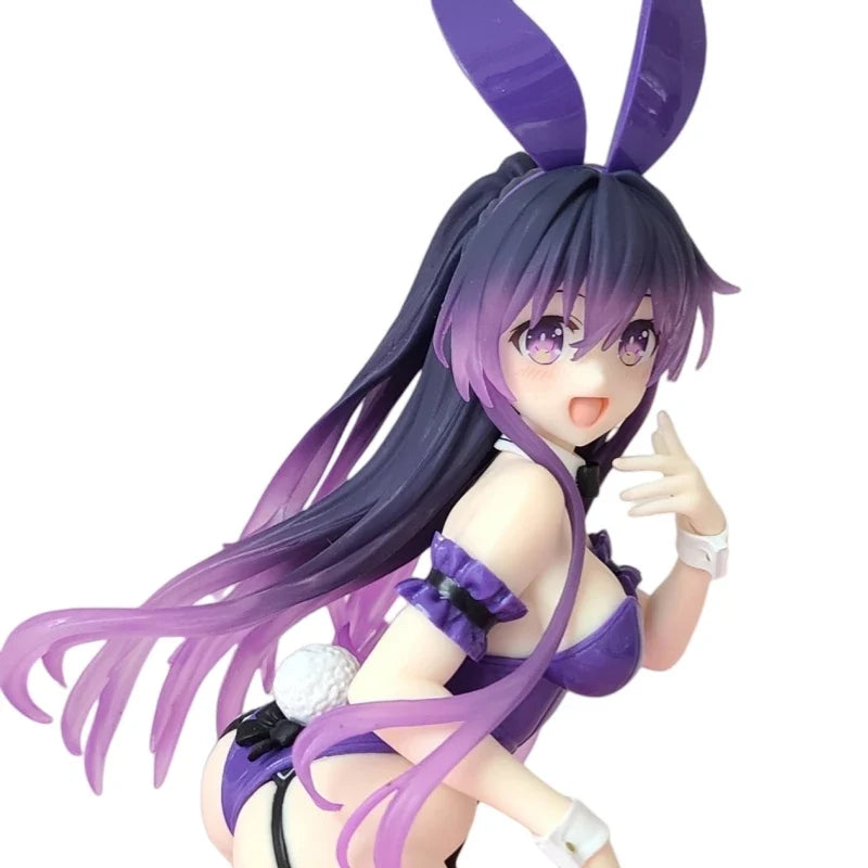 15CM Anime DATE A LIVE Yatogami Tohka Figure Bunny Girl Kneeling Posture Action Figure PVC Model Toys Doll Collection Decoration