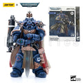 1/18 JOYTOY Action Figure 40K Captain With Master-Crafted Heavy Bolt Rifle Re-issue Version Anime Model Toy