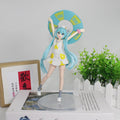 New 20cm Fashion Hatsune Miku Anime Figure Cheerleader Hatsune Miku Action Figures Kawaii Girl Figurine PVC Collection Model Toy