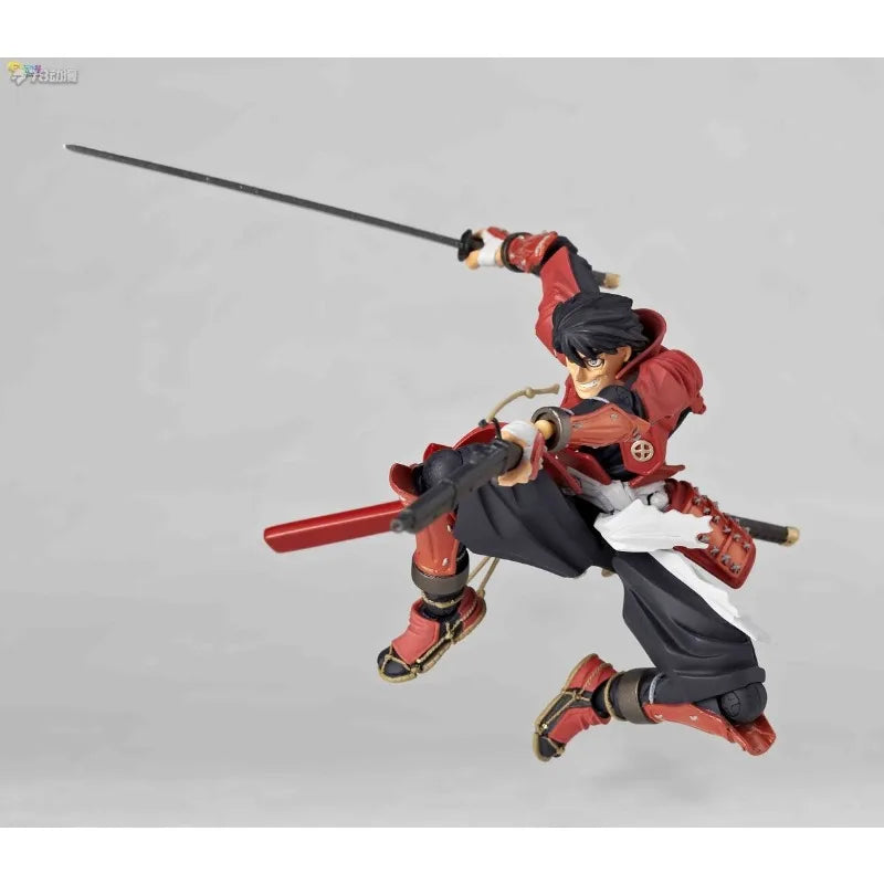 Kaiyodo Original Finished Movable Doll Series Drifting Samurai Shimazu Toyohisa Anime Figure Model Toys Model Gifts for Boys