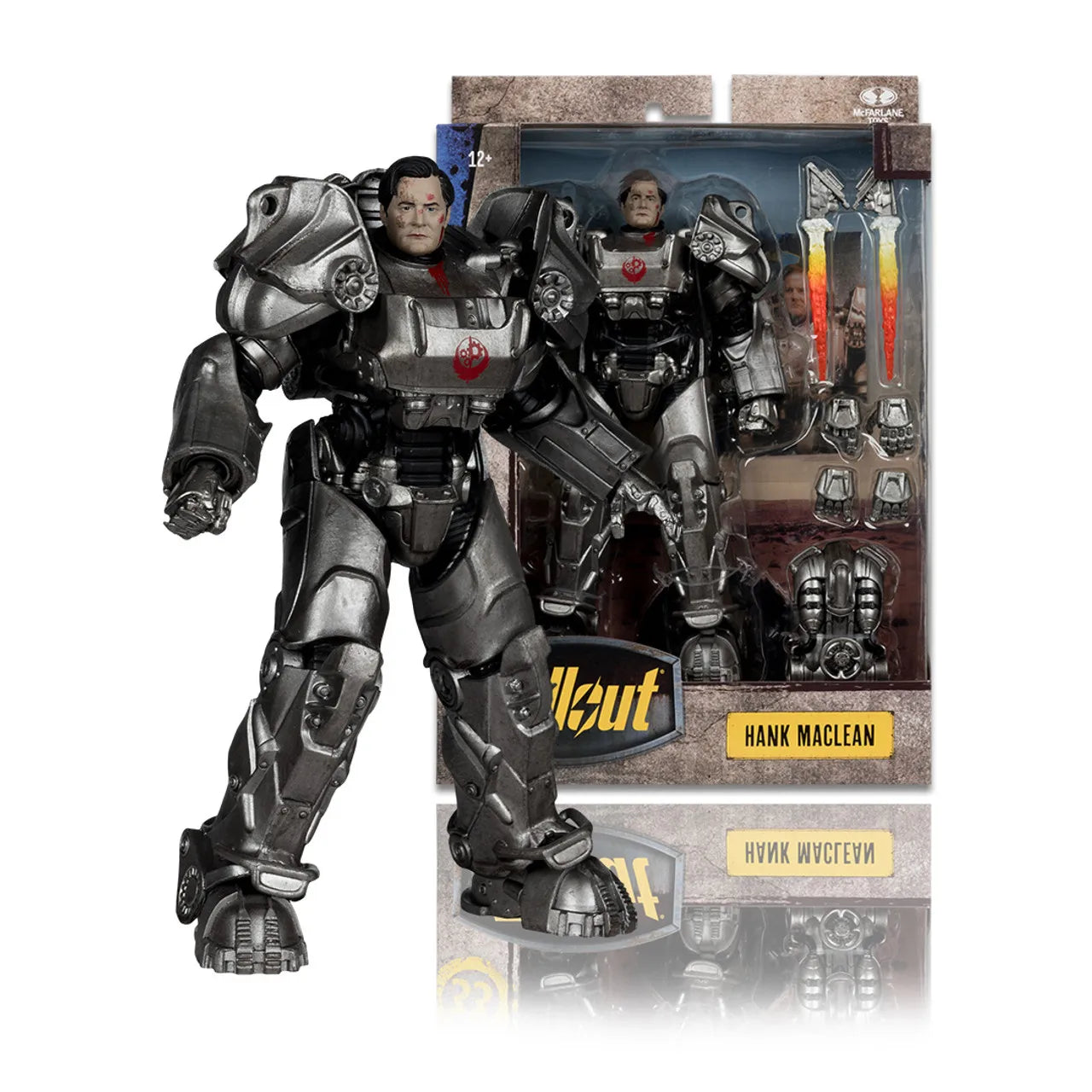 Mcfarlane Toys Fallout TV Maximus/Hank Maclean/Ghoul/Steph Harper/Cooper Howard 7" Action Figure Model Doll Garage Kit