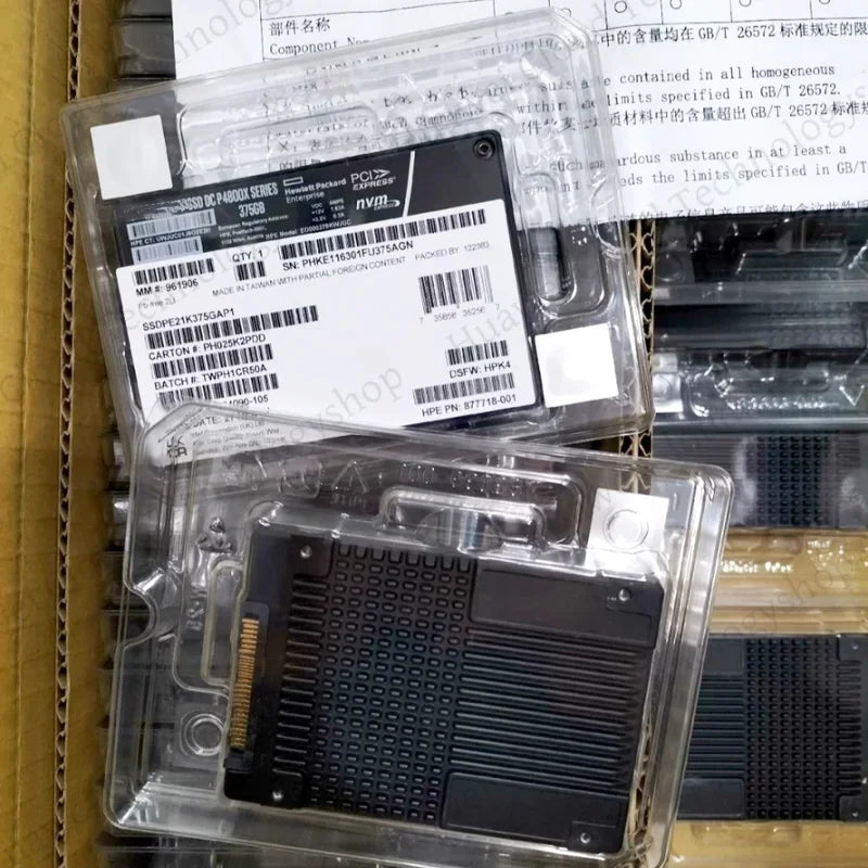 Original P4800X 375GB 750GB 1.5TB U.2 Long Life Enterprise Solid State Drive U.2 PCIE3.0 NVME SSD New