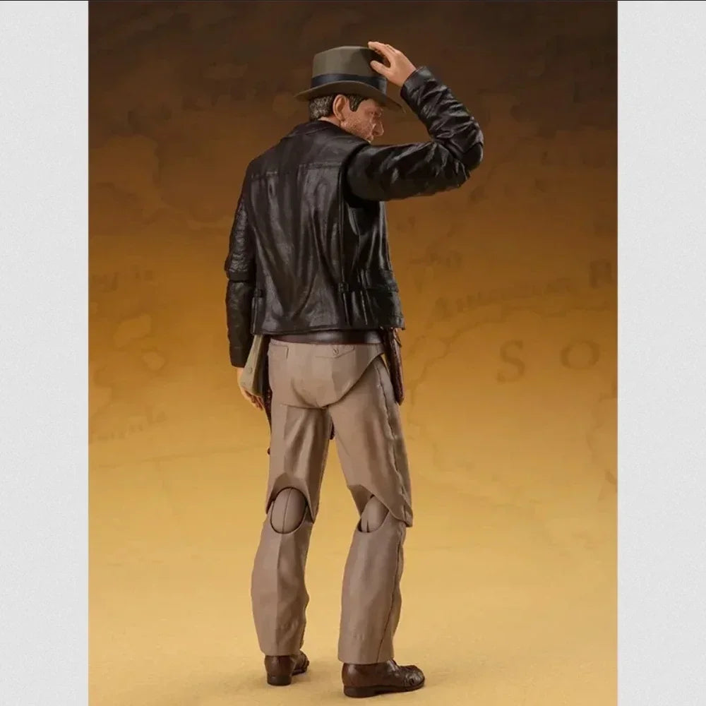 100% Original Bandai SH Figuarts SHF Indiana Jones Raiders of The Lost Ark Ver Action Figures Model Collectible Toy In Stock