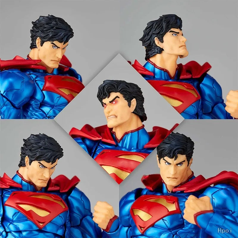 KAIYODO Original REVOLTECH Katsuhisa YAMAGUCHI  Series No.027 Superman Action Figure Model Toys Movable Model Gifts Fo Boys