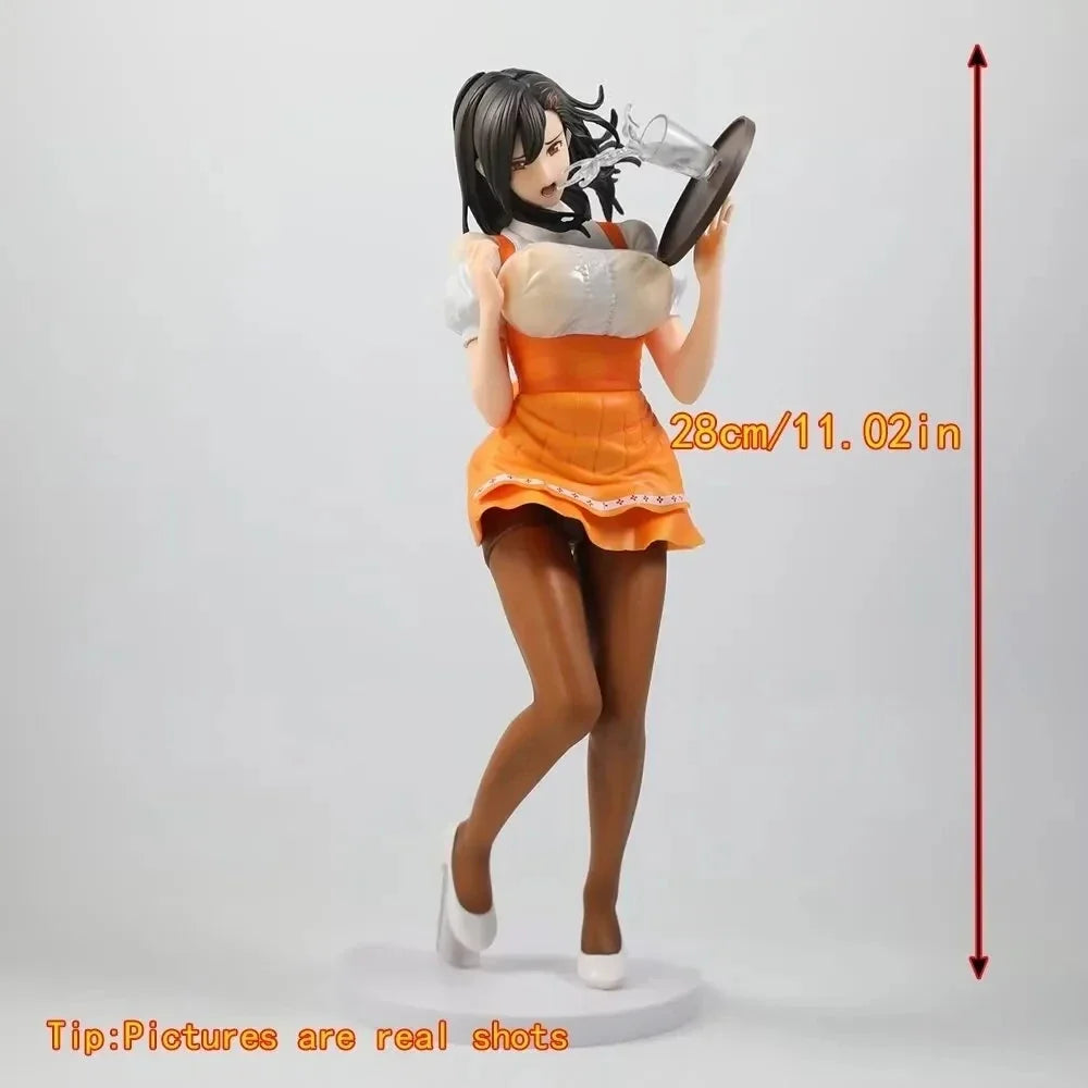Young Wife 29cm  Waitress Hitomi Girl Figure Oda Non Product Model Statue Boys Collection Desktop Decoration Ornament Toys Gifts