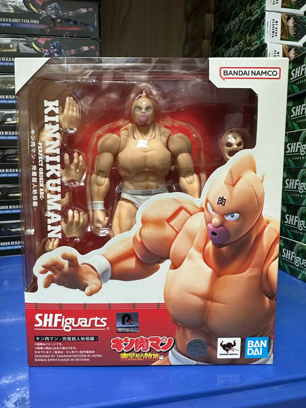 100% Original Bandai Shf Sh Figuarts Kinnikuman Perfect Origin Arc. Action Figures Model Toys Gifts Collection