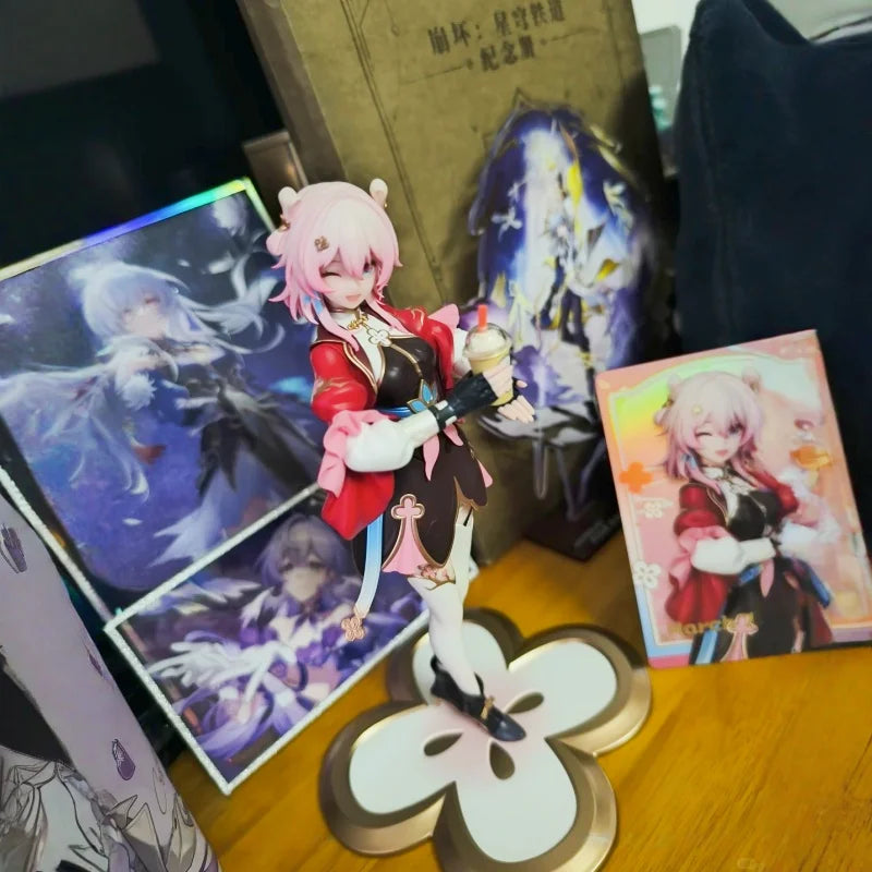 Myethos Honkai Star Rail March 7th Hunting Action Figure Original Collectible PVC Model Toy Cute Gift Desktop Ornament Decor