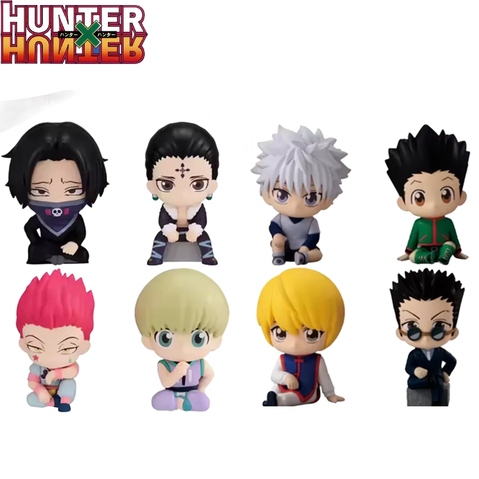 10cm Hunter×Hunter Anime Figure Phantom Troupe Hisoka Action Figure Q Version Room Decoration PVC Model Toys