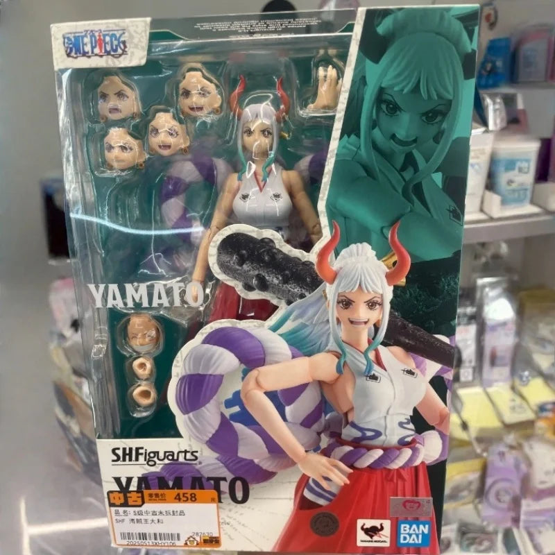 Bandai Original In Stock One Piece Shf Series Luffy Zoro Sanji Law Kaidou Yamato Nami Sabo Kidd Action Figure Pvc Model Toy Gift