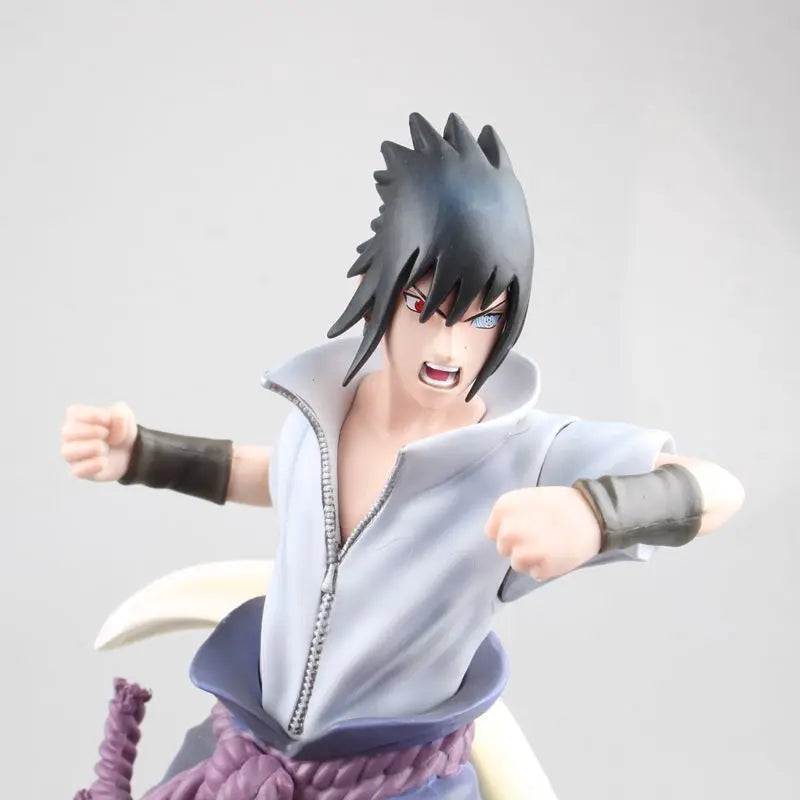 28CM Anime Naruto Shippuuden Narutimate Storm 4 Figure Uzumaki Naruto Sasuke 1/6 Battle Scene Model Toy Doll Action Figure PVC