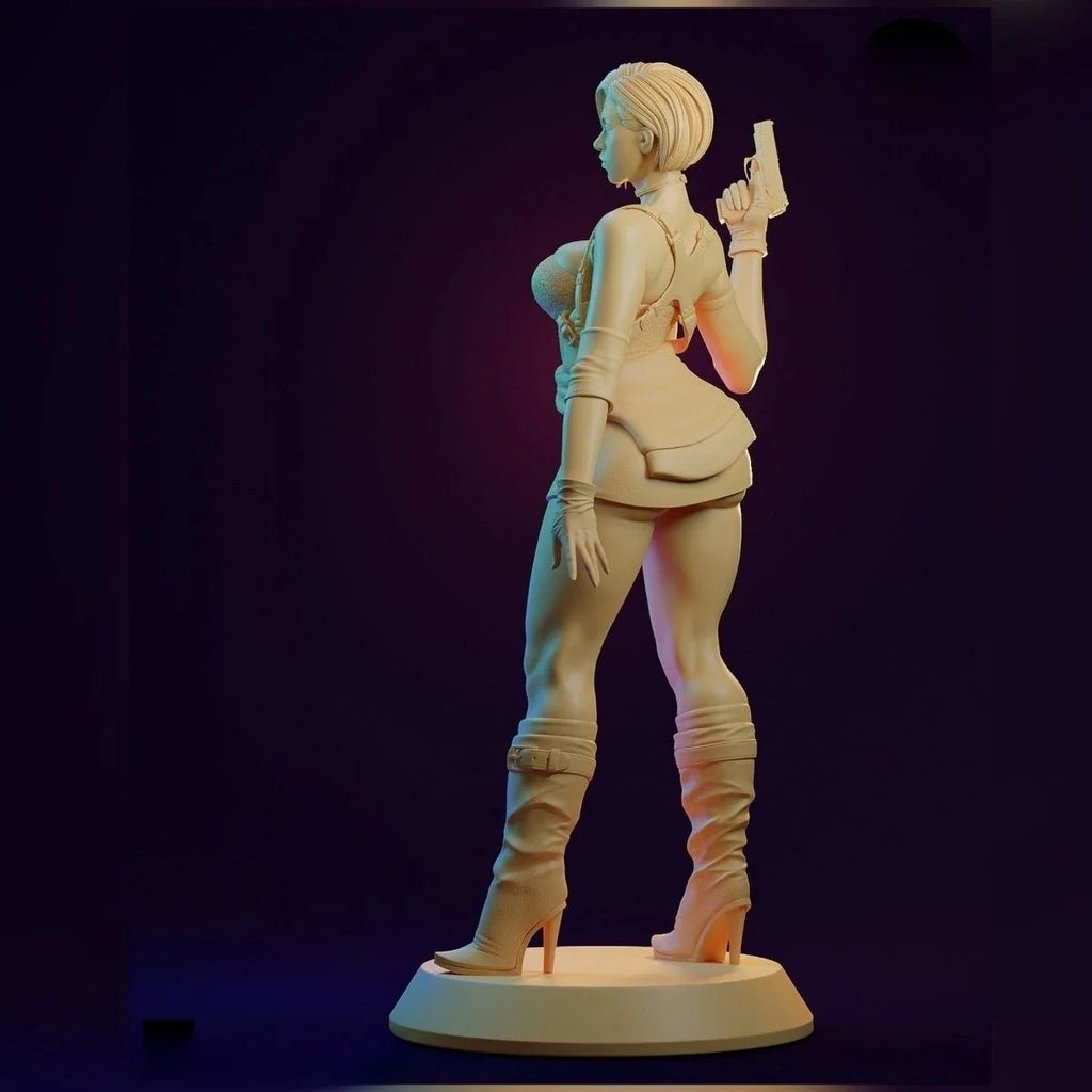 Gil Valentian Coloring The White Model of 3d Printed Models DIY Coloring Self-assembly Figurines Miniatures