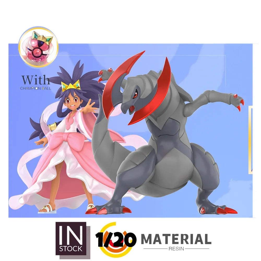 [In Stock] 1/20 Resin Figure [LUCKY WINGS] - Iris & Haxorus With Champion Ball