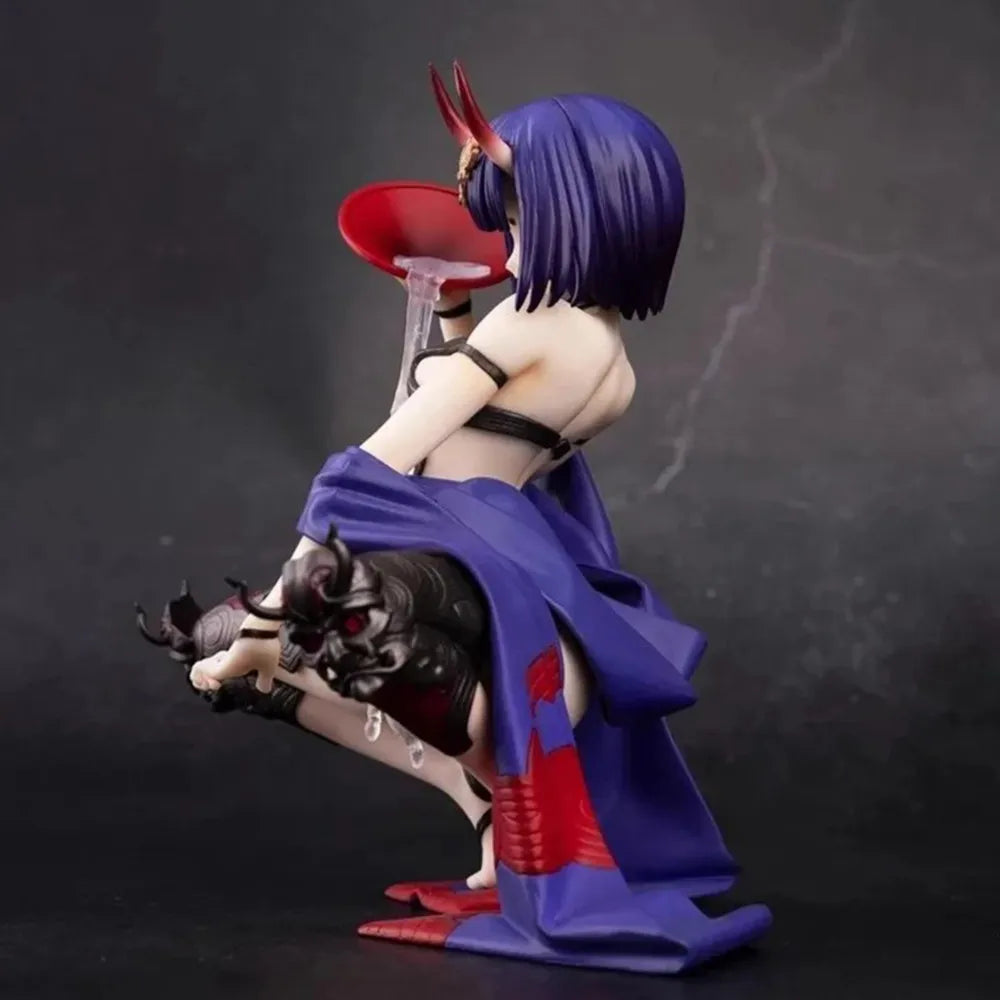 Fate/Grand Order Shuten Douji Squatting Posture Anime Sexy Girl PVC Action Figure Adult Collection Model Hentai Toys Doll Gift