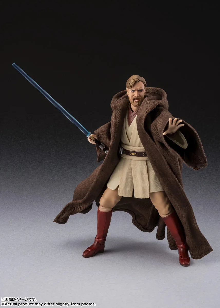 In Stock Genuine BANDAI SHFiguarts Star Wars Episode III Revenge of the Sith Obi Wan Kenobi Figure Anime Action Model Toy