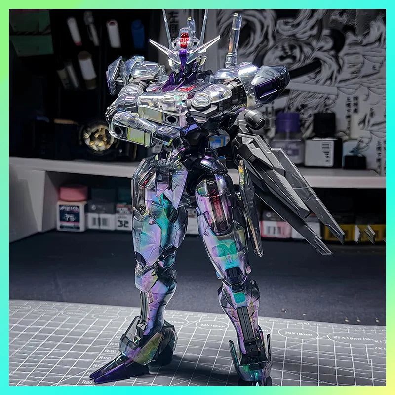 【New product】KUNLUN FM 1/100 FENGLING Mercury Witch laser color scheme with cockpit Assembly Model Kit Action Figures Toy Gift