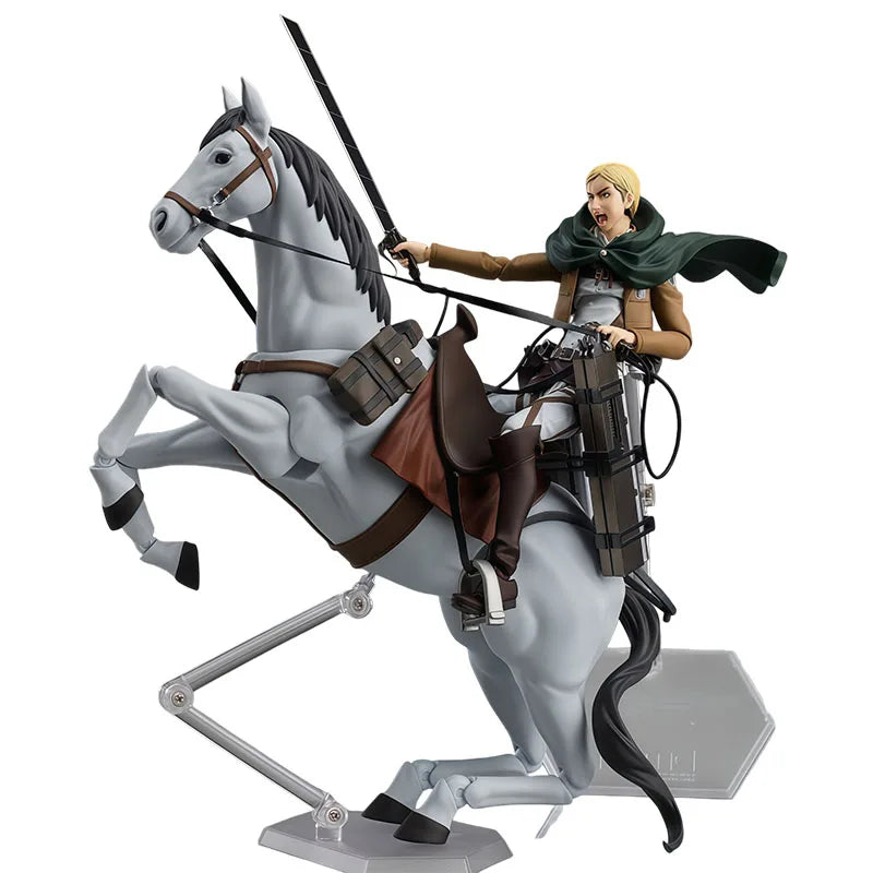 GSC Original Max Factory Figma 446 Erwin Smith Anime Action Figures Toys for Boys Christmas Gift Collectible Model Ornaments
