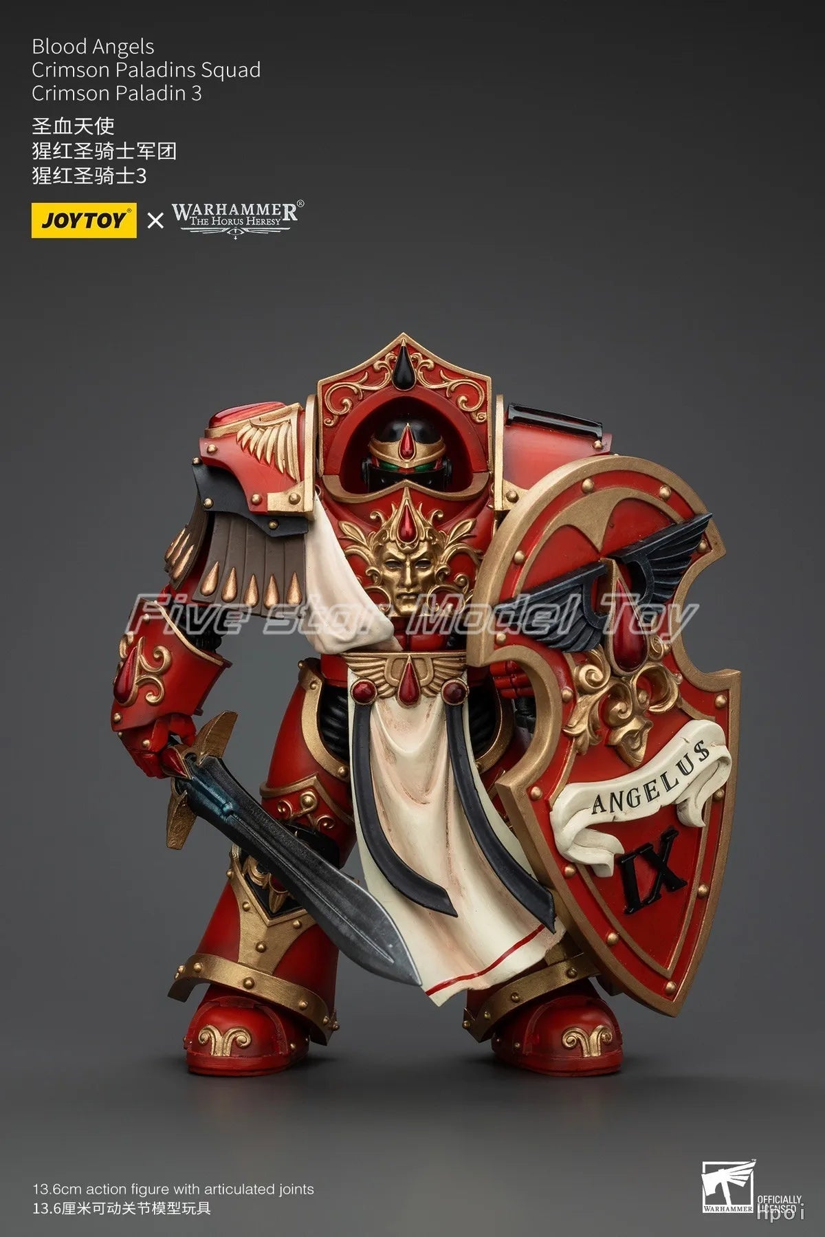 In Stock Original JOYTOY Warhammer40K Blood Angels Crimson Paladins Squad 1/18 Action Figures Anime Models Toys Gifts Collection